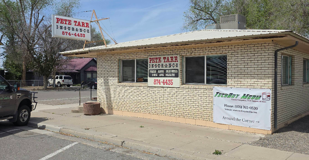 TechBoy Media LLC storefront at 253 W 5th St in Delta, Colorado